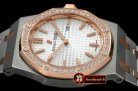 AP0305A - Royal Oak Ladies SS/RG White S-Qtz