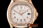 Patek Philippe Aquanaut Ref.5068R 35mm RG/RU White PPF Swiss Qtz