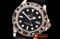 Rolex YachtMaster 40 116695SATS RG/RU Black WF Asia 2836