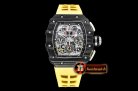 Richard Mille RM011-03 Flyback Chrono FC/RU (Yellow) KVF A7750 Mod