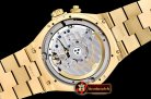VACH. CONSTANTINE Overseas Dual Time Power Reserve YG/YG Blk TWA A1222