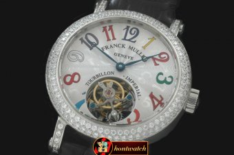 FM122C - Ronde Crazy Colours SS/LE White Arabic Tourbillon