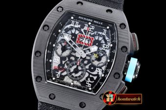 Replica Richard Mille RM011 Felipe Messa FC/NY Black A7750