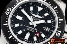 Breitling SuperOcean 44 Stainless SS/RU Black/Stk GF Asia 2824