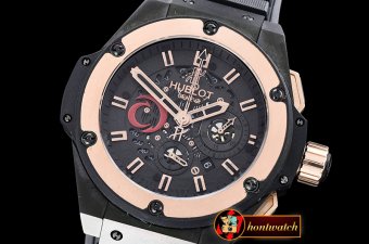 Hublot King Power Unico 48mm RG/PVD/RU Black Asia 7750