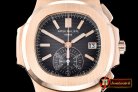 PP0202A - 5980 Nautilis Chrono RG/LE Black BP A-7750