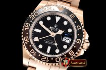 Rolex GMT Master II 2018 126715CHNR RG/RG Black EWF A2836