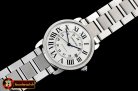Cartier Ronde Louis Cartier Date SS/SS White ZF Miyota 9015
