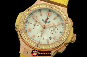 HUB0322B - Big Bang Pearl RG/Sq Yellow Ruby White A-7750
