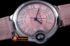 CAR0331A - Ballon De Cartier Ladies SS/LE Pink Roman Miyota