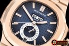 Patek Philippe Nautilus GMT MoonPhase RG/RG Blue Asia 23J Calend