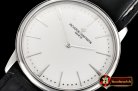 VACH. CONSTANTINE Patrimony Grand Taille SS/LE White KZF Miyota 9015