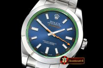 Rolex Milgauss Z Blue 116400GV SS/SS Blue ARF Asia 3131