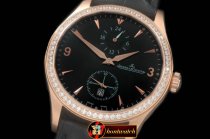 JL068D - Master Duo Time RG/LE Black Asian 2824