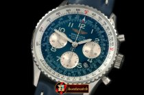 Replica Breitling Navitimer SS/LE Blue Num 7750