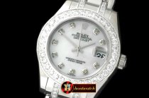 ROLMP015A - Diam Bez SS MOP Wht/Diam Asian 2813