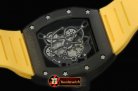 RM076D - RM055 Bubba Watson Tourbillon CER/PVD/RU Custom Skeleto