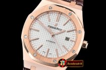 Audemars Piguet Royal Oak 15400 Wrapped RG/LE2 White BP MY9015 Mod 3120