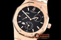 Audemars Piguet Royal Oak Reserve/Duo Time 26120 RG/RG Black Asia 23J