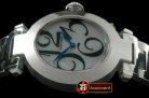 CAR0314B - Pasha Ladies SS/SS White Swiss Ronde Quartz
