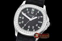 Patek Philippe Aquanaut Ref.5067A 35mm SS/RU Black/Num JJF Swiss Qtz