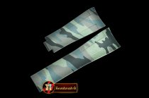Rolex Rubber B Green Camo Vulc. Strap For Sports Rolex