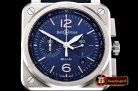 Bell & Ross BR03-94 Chronograph SS/LE Blue Asia 7750