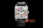 Franck Muller Master Sq 6002 Midsize SS/LE Blk Crazy GF - Swiss Qtz