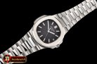 Patek Philippe Nautilus Jumbo 5711 SS/SS Grey/Stk PPF MY9015 Mod