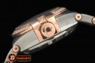OMG0352A - Double Eagle Ladies Auto SS/RG Brown Diamonds J-Miyot