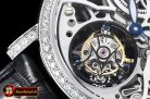 Franck Muller Giga Tourbillon Ronde Squelette Diams SS/LE Wht Tourb