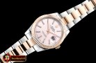 Rolex Datejust DJ2 41mm Oyt Flt RG/SS Rose Gold/Stk BP Asia 2813