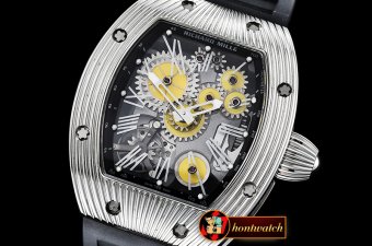 Richard Mille RM018 Tourbillon Boucheron SS/RU Yellow MY9015 Mod