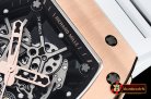 Richard Mille RM035-02 Americas RG/RU Wht Skele Blk KVF MY8215 Mod