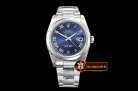 Rolex Datejust Man DJ 36mm Oyst Dome 904L SS/SS Blue Roman ARF A3135