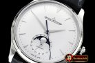 Jaeger Le Coultre Master Ultra Thin Moonphase SS/LE White GF 1:1 MY9015