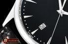 Jaeger Le Coultre Master Ultra Thin Date SS/LE Black ZF 1:1 MY9015 Mod