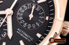 VACH. CONSTANTINE Overseas Dual Time Power Reserve RG/RG Blk TWA A1222