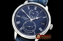 Glashutte Senator Chronometer Power Reserve SS/LE Blue Asia HW