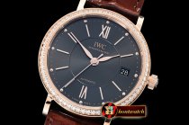 IWC Portofino Automatic 37mm Diams RG/LE Black MKF MY9015