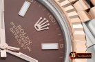Rolex Datejust II DJ2 41mm Jub Flt RG/SS Brown Stk BP A3235 Mod