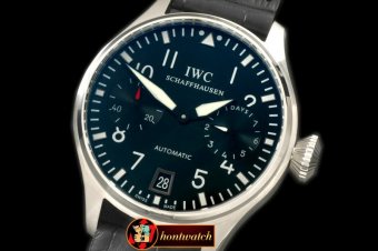 IWC0252B - Big Pilot 7 Days SS/LE Black A-52010