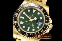 Rolex GMT Master II Ref.116718LN YG/YG Green EWF A2836