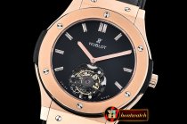 Hublot Big Bang Classic Fusion 45 Tourbillon RG/LE Black/Diam Tourb