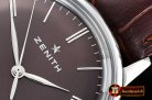Zenith Elite 6150 150th Anniv SS/LE Bwn/Stk A2824 Mod