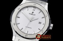 Hublot Classic Fusion Bang 42mm SS/TI/LE/RU White A2892 Mod