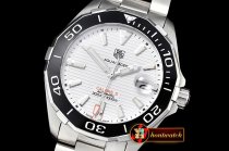 Tag Heuer AquaRacer Calibre 5 Cer Bez SS/SS White Asia 23J