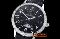 JAEGER LE COULTRE Rendez-Vous Date Diams Ladies SS/LE Black MY90