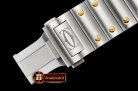 Cartier Santos De Cartier 2018 Mens XL YG/SS Wht BVF MY9015