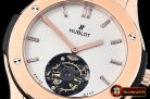 Hublot Big Bang Classic Fusion 45 Tourbillon RG/LE White/Diam Tourb